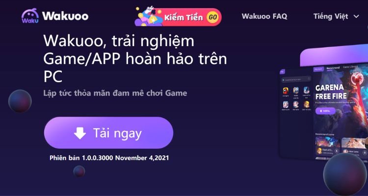 Tìm ứng dụng Wakuoo