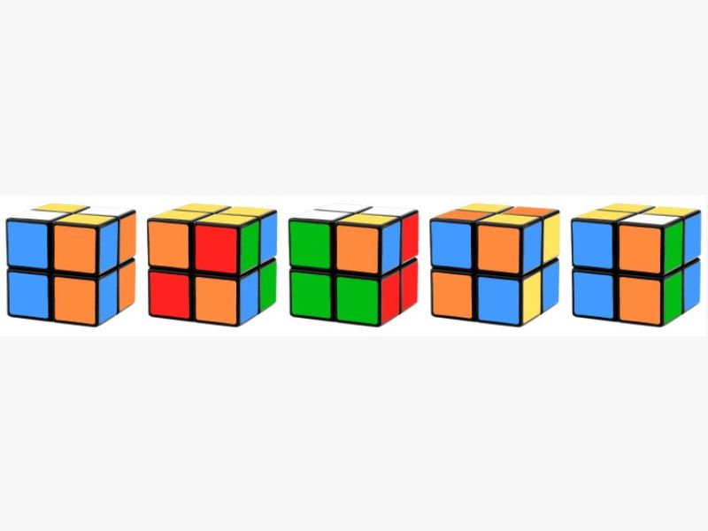 Một số mẫu sắp xếp Rubik độc đáo