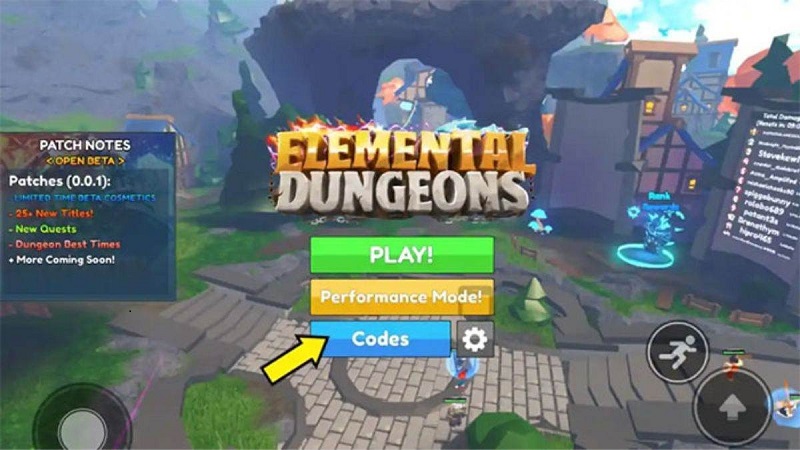 Cách nhận thêm code Elemental Dungeons mới nhất ở đâu